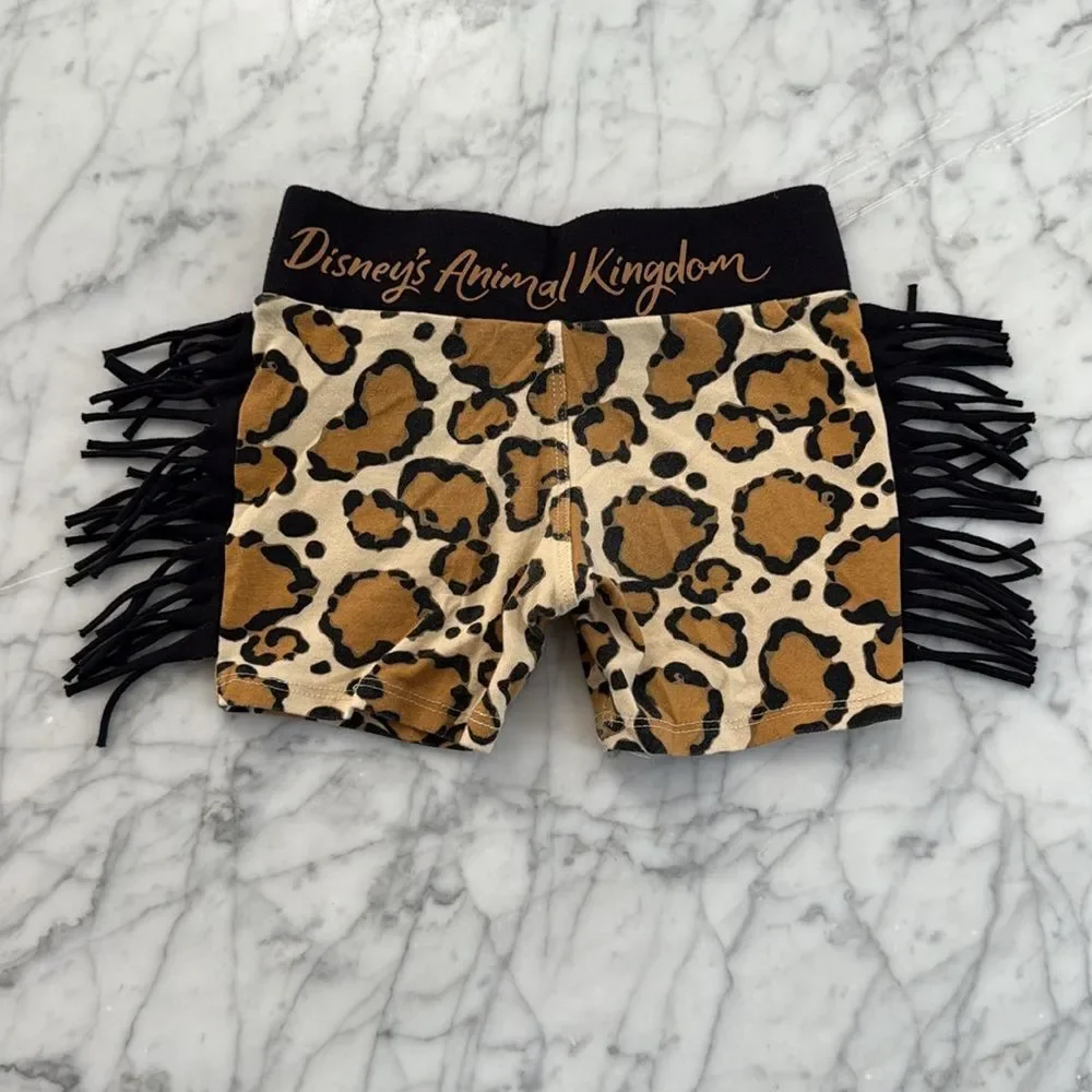Disney's Animal Kingdom girls shorts fringe Sz XXS 4/5T